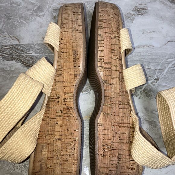 Steve‎ Madden Women’s Size 9 M Sandals Platform Bandi Wedge Elastic Ankle Strap - Picture 4 of 4